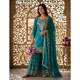 WW-1262 Launching New Design Trending Sharara Set