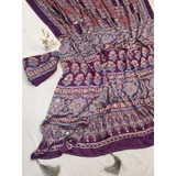SF- 1117 Semi Gajji Ajrakh Print with Mirror