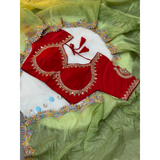 VIVERA SABYASACHI Designer Saree with Ready- Made Blouse Size 38-40