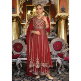 BARBIE - 562 PREMIUM Multicolor Chinon Silk Palazzo Set