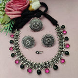 PREMIUM Oxidized stone choker sets