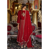 BARBIE - 562 PREMIUM Multicolor Chinon Silk Palazzo Set