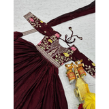 New Festival Long Gown & Duptta