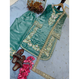 Trending Jimmy Choo With Heavy Embroidery Palazzo Sets