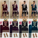 LC-1328 LAUNCHING NEW DESIGNER VELVET SUIT