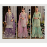 EBA SUPERHIT NAYAAB- Embroidered Work Palazzo Suits-