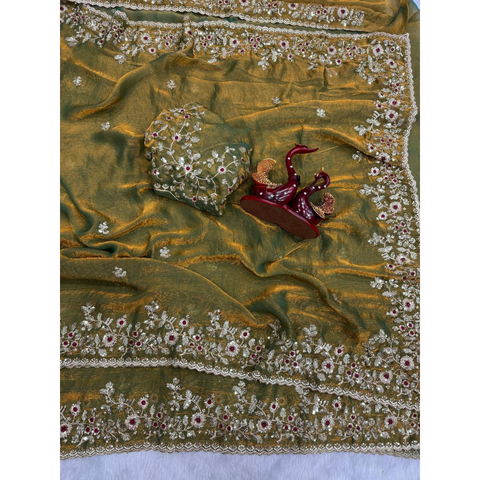 New Launch Zari Browny FENDY Silk Sarees