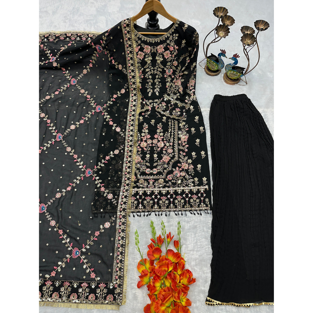 VLM-326 ĐĚSIGNER PARTY WEAR SHARARA SUITS