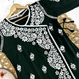 Angrakha Style Kurti  Palazzo set