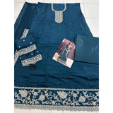 VINAY Embroidered Silk Anarkali Suit