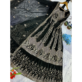 Noor Gold 1227 PARTY WEAR LONG TOP WITH LEHANGA