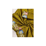 Traditional Soft Gadhwal Silk Embroidered Sarees