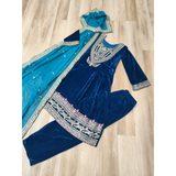 LW-9314 VELVET TOP-PANT WITH DUPATTA COLLECTION