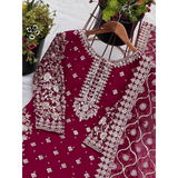 Sequence Party Wear Look Top-Palazzo Set SRK-5238