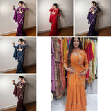 BE-280 WEDDING SPECIAL FANCY PARTY WEAR FAUX GEORGETTE LEHENGA SAREE