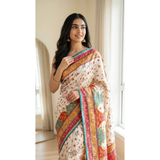 NEW VIRAL INSTRGRAM TOP TRENDING PRINT SAREE