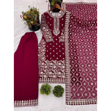 Sequence Party Wear Look Top-Palazzo Set SRK-5238