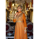 BARBIE - 562 PREMIUM Multicolor Chinon Silk Palazzo Set