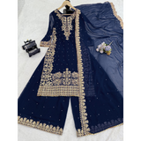 SRK-5901 Designer Look Top- Sharara Party Wear Designer Sharara Suits