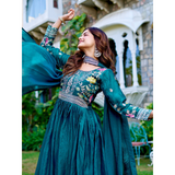 New Festival Long Gown & Duptta