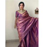 SOFT LICHI SILK SAREE- READY TO WEAR SAREE * GET READY IN JUST ONE MINUTE