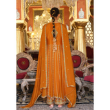 BARBIE - 562 PREMIUM Multicolor Chinon Silk Palazzo Set