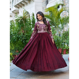 New Festival Long Gown & Duptta