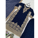 SRK-5901 Designer Look Top- Sharara Party Wear Designer Sharara Suits