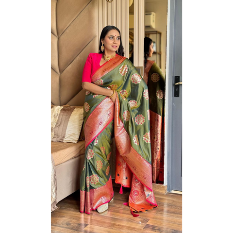 Banarasi Semi-Silk Sarees