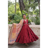 GOWN-DUPATTA COLLECTIONS Code:- LW-9275