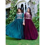 New Festival Long Gown & Duptta