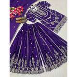 ZD-Series New Designer Party Top Sharara Dupatta Set
