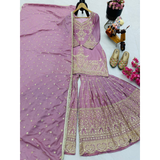ZC-B9016 New Designer Party Top Sharara SETS