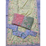 Belleza Sarees- Party Wear Soft Georgette Sarees