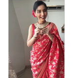FESTIVE ZARI SAREES READY TO WEAR PREDRAPED