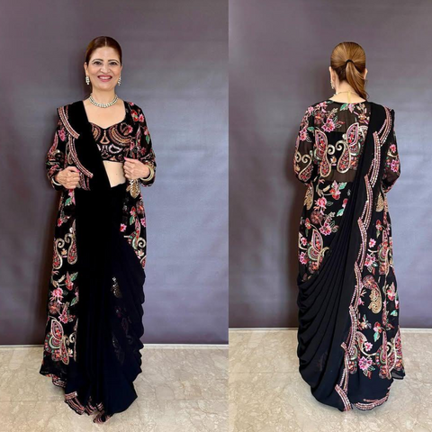 Jacket style Saree.