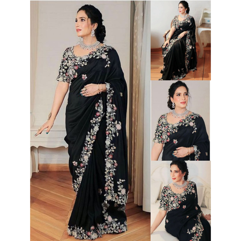 SANGAM Party Wear Soft Georgette Saree