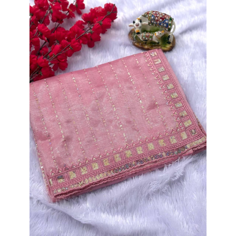Pastel Tissue Silk Saree