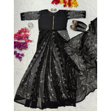 New Trending Zip Nd Go ONE-MINUTE READY Sequence Saree