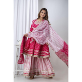 AF-60 Festive Special New Launch Jaipuri Soft Printed Kurti Set