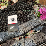 Floral Georgette Fabric Saree And Blouse
