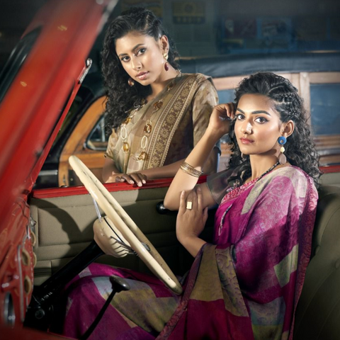 The high fashion saree