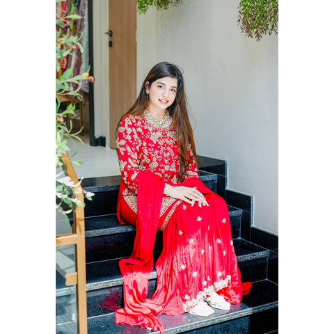 SRK-5302New Designer Party Wear Look Top-Plazzo and Dupatta