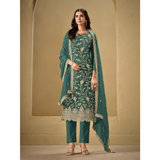 Designer Collection in Pure Chinon with Heavy Embroidery Sets