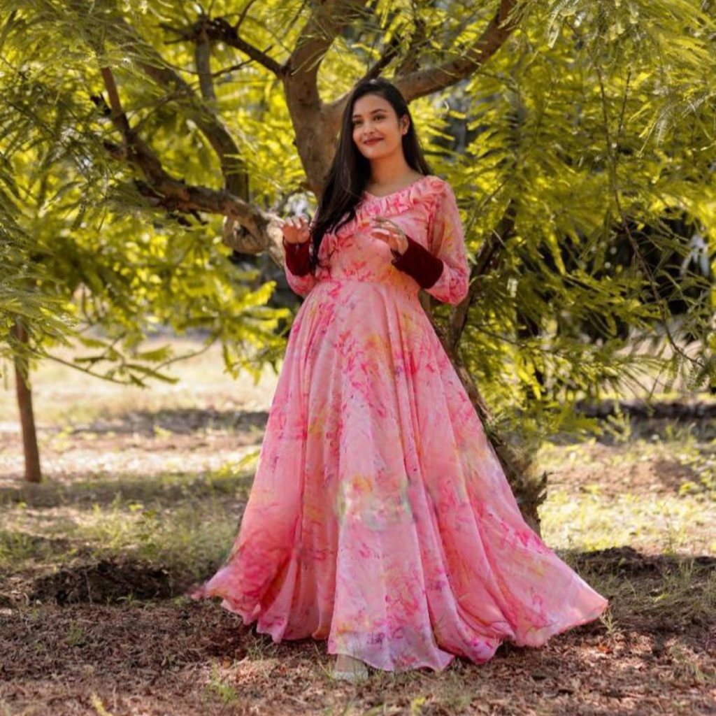 Ankle length gown sales online