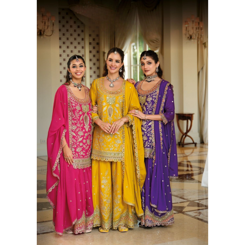 ANOKHI TOP SHARARA SUITS