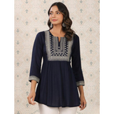 Adaa- Trending Short length Kurti with Embroidery Work