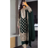 Punjabi Style Salwar Kameez Palazzo Set
