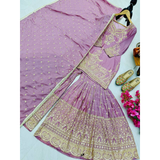 ZC-B9016 New Designer Party Top Sharara SETS