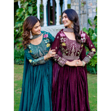 New Festival Long Gown & Duptta